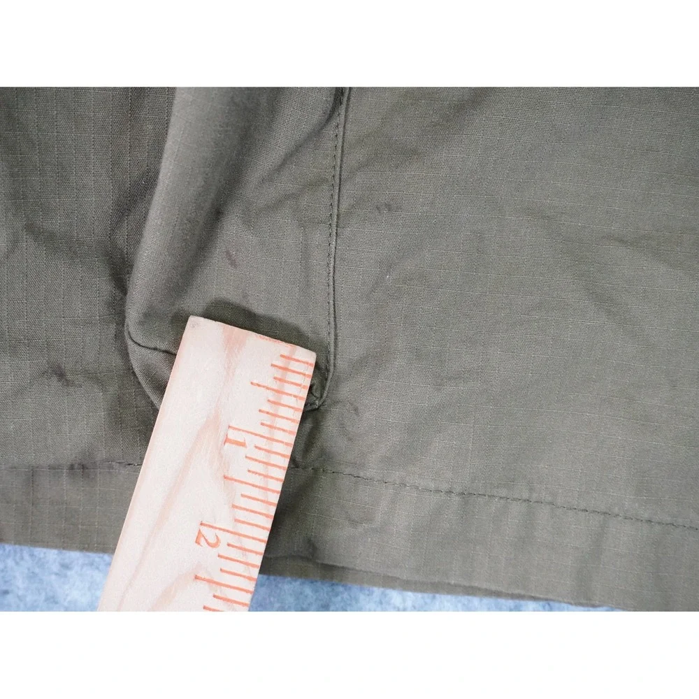 Nike Cargo Shorts Mens 34 Ripstop Olive Green Pockets Outdoor Hike Vintage Y2K‎